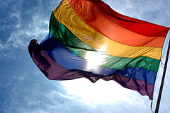 lgbt lgbtq flag, for church that is opening and affirming
