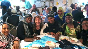 Potluck lunch with our Sufi sisters at the Interfaith Center for Spiritual Growth.